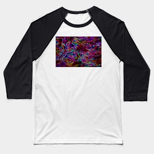 Colourful Random abstract background pattern Baseball T-Shirt